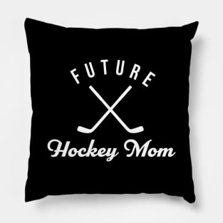 Future Hockey Mom Pillow