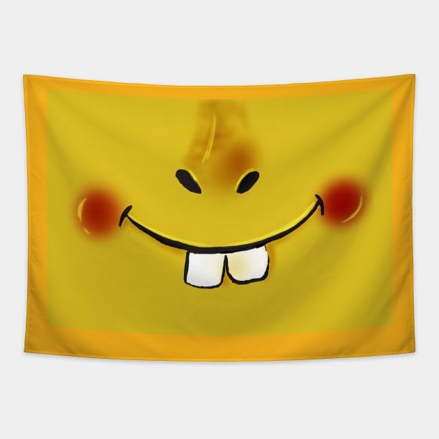 Toothy smile Tapestry by Gearysworld 