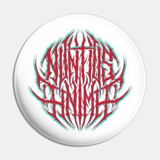 Deathmetal logo Pin