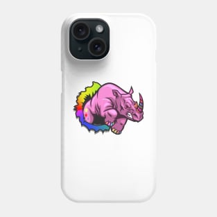 A rhino unicorn Phone Case