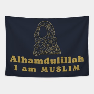 Alhamdulillah i Am muslim Tapestry