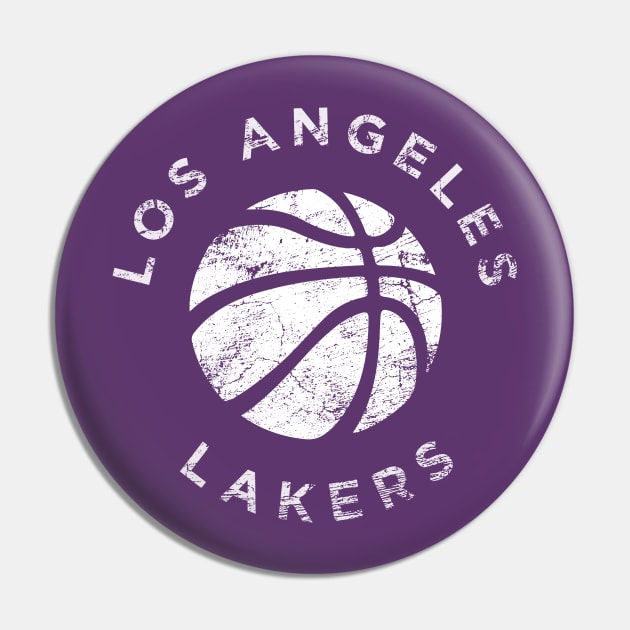 Los Angeles Lakers - Vintage Gym Shirt Pin by StodSquad