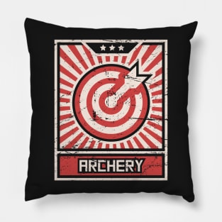 Propaganda Poster | Archery Target Pillow