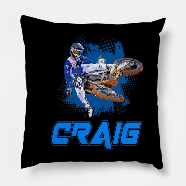 Christian Craig Supercross Pillow by lavonneroberson