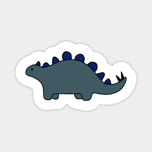 Dark blue dinosaur Magnet