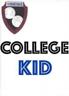 College Kid.BLK.BLUE Magnet