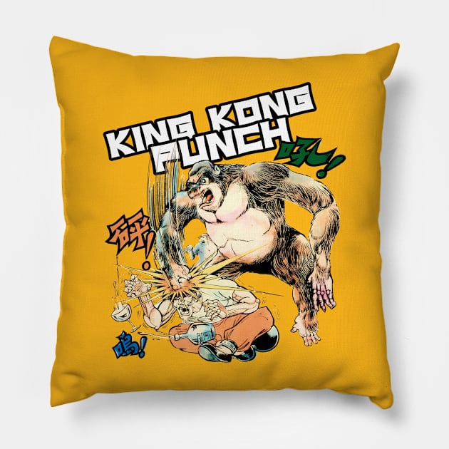 How hard can King Kong punch? Pillow by KUNGFU FREEMAN