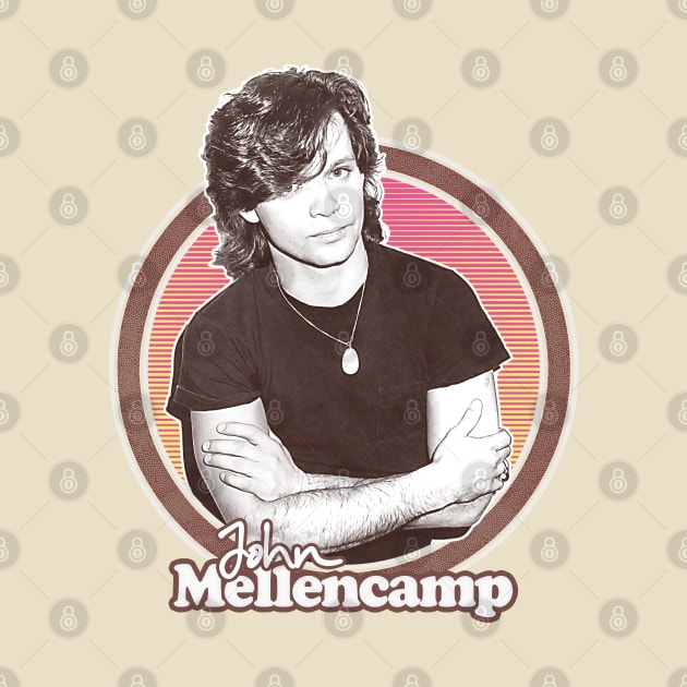 John J. Mellencamp // Retro Fan Art Design by DankFutura