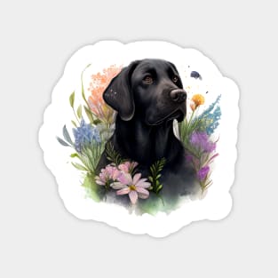 Black Lab Magnet