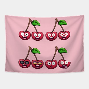 Cute Cherries Tapestry