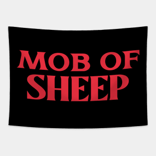 Mob of Sheep Animal Collective Nouns Tapestry