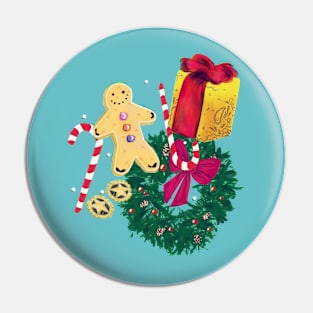 A Merry Christmas Pin