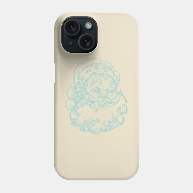 Santa Unpainted Paint-By_Number Phone Case by Eugene and Jonnie Tee's