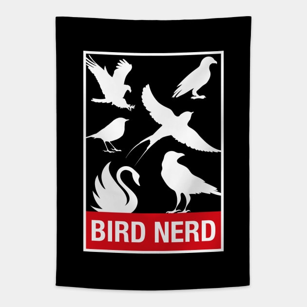 Bird Nerd Wingspan Tapestry by pixeptional