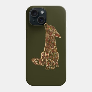 Red Wolf Pup Phone Case