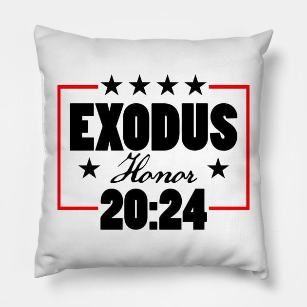 Exodus 20:24 - Honor Pillow by SHEPHERDboi
