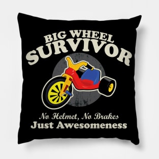 Big Wheel Survivor Pillow