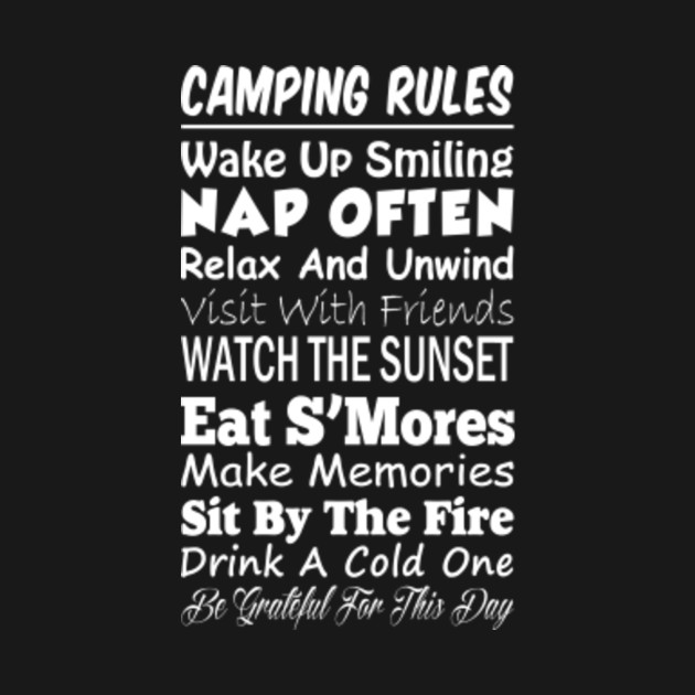 Camping rules