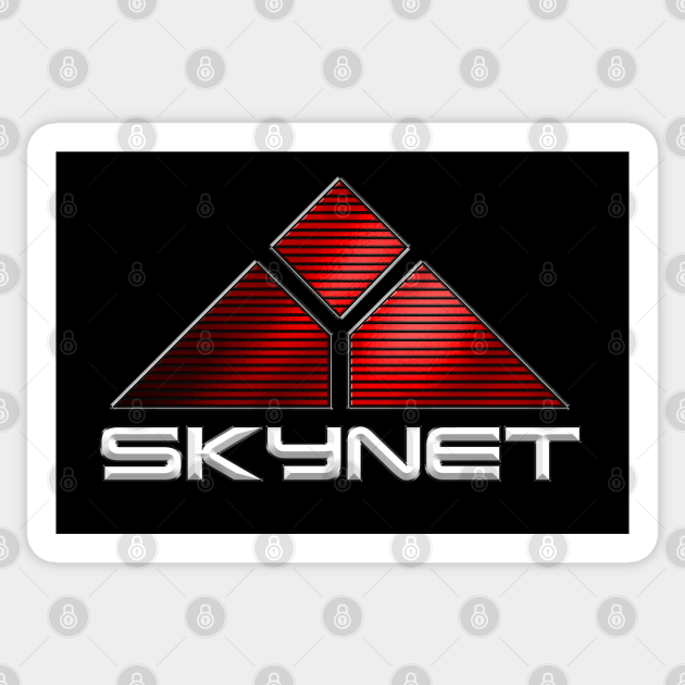 Skynet Terminator 2 Sticker Teepublic See more ideas about terminator, terminator movies, robocop. teepublic
