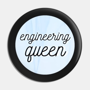 engineering queen blue Pin