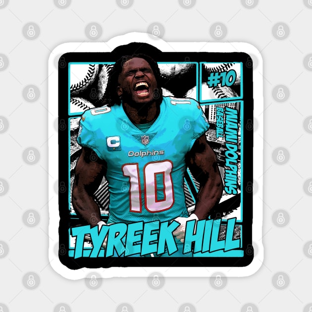 Tyreek Hill Miami Dolphins Sketch Art 20 Poster