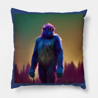 Dope Sasquatch in Nature Pillow