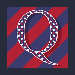 Old Glory Letter Q T-Shirt