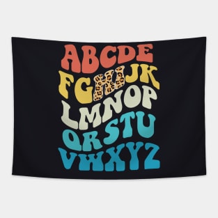 Hi Alphabet Back to School Cool Pre K Kindergarten Teacher Tapestry