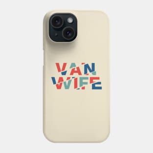 Vanlife: van wife tracks - red blue green Phone Case