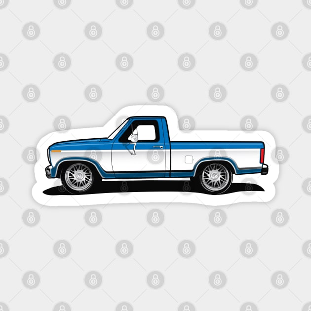 1986 Ford Bullnose Truck Magnet by RBDesigns