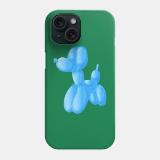 Blue Poodle Phone Case