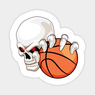 Skull Basketball player Basketball Magnet