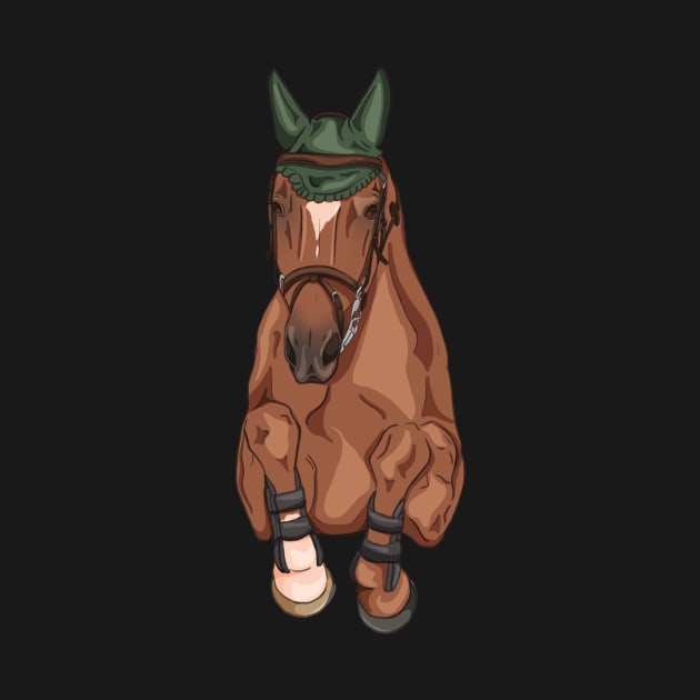 Chestnut Show Jumper Front by themarementality