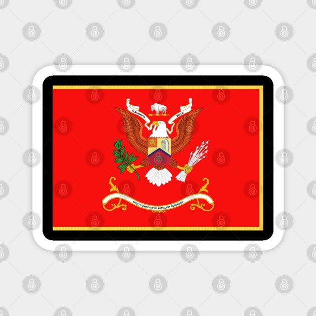 Army - 83rd Field Artillery Regiment Colors Magnet by twix123844