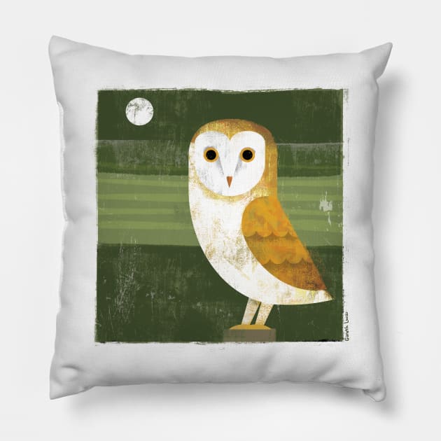 Barn Owl Pillow by Gareth Lucas