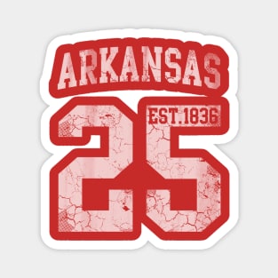 Vintage Arkansas 25th State Magnet