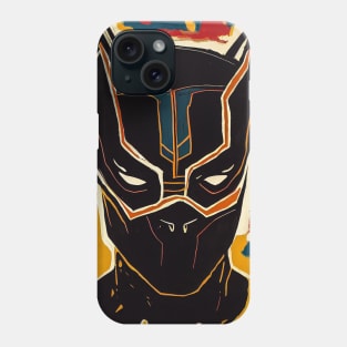 Basquiat Black Panther. Phone Case