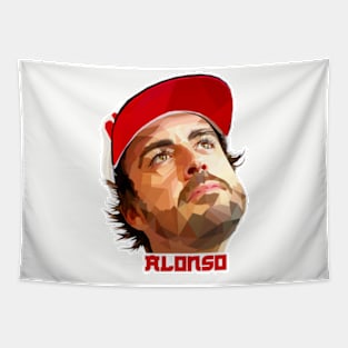 Alonso Low Poly Art Tapestry