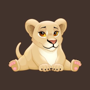 Baby lion with cute eyes T-Shirt