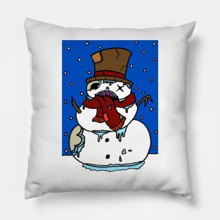 Froztee the Zomb-Man Pillow