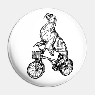 SEEMBO Sea Lion Cycling Bicycle Bicycling Riding Biking Bike Pin