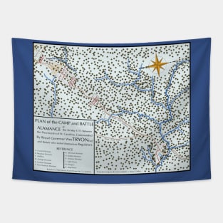 Battle of Alamance Map V.2 Tapestry