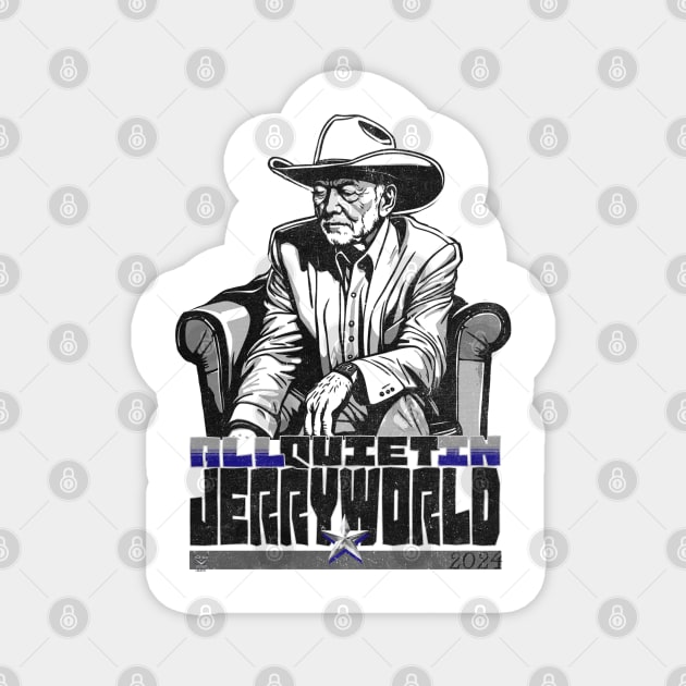 "All In" - Dallas Cowboys JerryWorld 2024 Magnet by HauzKat Designs Shop