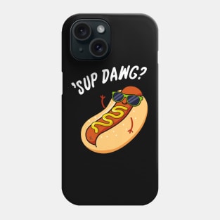 Ssup Dawg Cute Hot Dog Pun. Phone Case