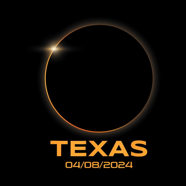 Total Solar Eclipse 2024 Totality Texas by Diana-Arts-C