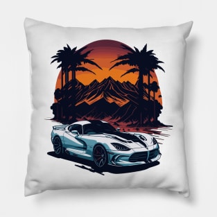 Dodge Viper Classic Car Pillow