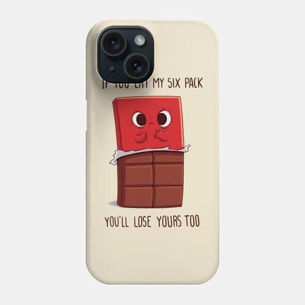 Chocolate sixpack Phone Case by BrechtVdS