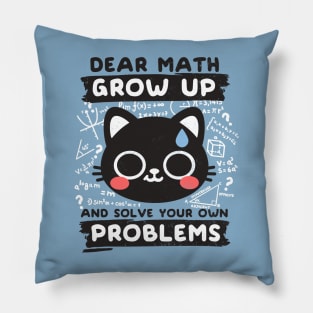 Math confused cat Pillow