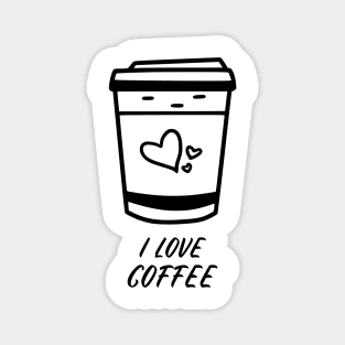 I Love Coffee Magnet