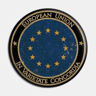 Vintage European Union Europe EU Flag Pin